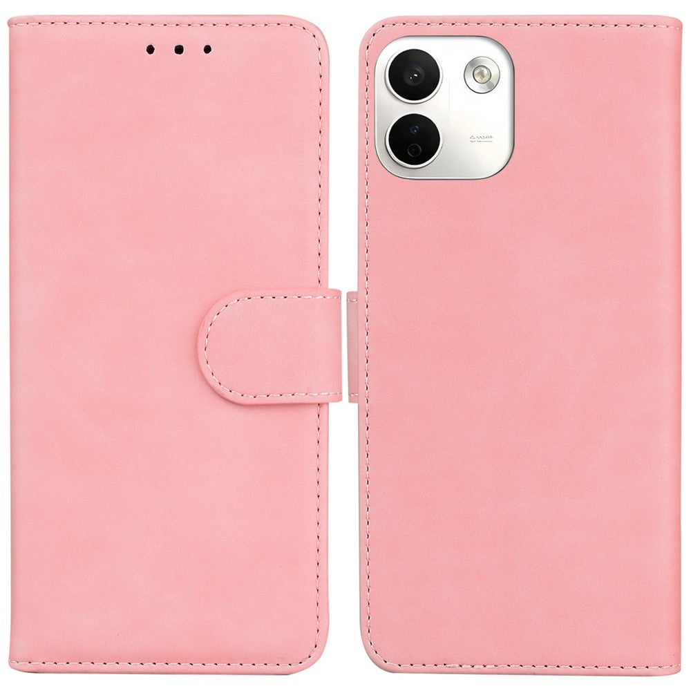 For Xiaomi Redmi Note 17 Pro Max 5G Case Solid Color Leather Wallet Phone Cover