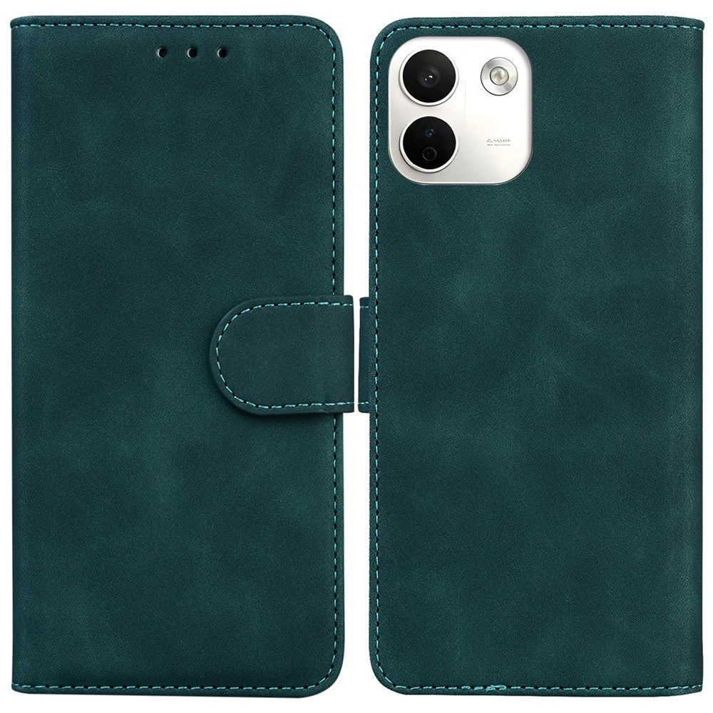 For Xiaomi Redmi Note 17 Pro Max 5G Case Solid Color Leather Wallet Phone Cover