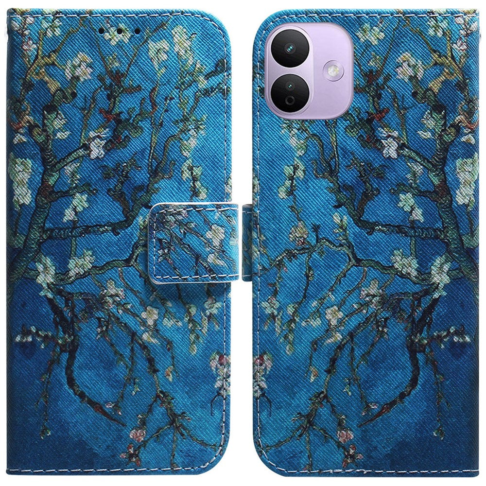 Xiaomi Redmi Note 17 4G (Global) / Note 17 5G (Global) / Note 17 (Indien/Kina) 5G Plånboksfodral Mönstertryck Lädermobilfodral