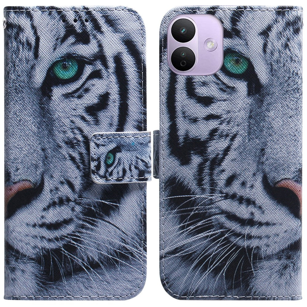 For Xiaomi Redmi Note 17 4G (Global) / Note 17 5G (Global) / Note 17 (India / China) 5G  Wallet Case Pattern Print Leather Phone Cover
