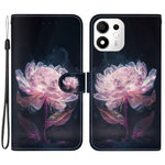 For Honor 600 Smart 5G  /  X7e Plus 5G Wallet Phone Case Anti-Drop Pattern Printing Leather Flip Cover with Strap