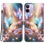 Xiaomi Redmi Note 17 4G (Global) / Note 17 5G (Global) / Note 17 (Indien/Kina) 5G-skal, mönstertryck, läderplånbok med snodd