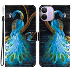 Xiaomi Redmi Note 17 4G (Global) / Note 17 5G (Global) / Note 17 (Indien/Kina) 5G-skal, mönstertryck, läderplånbok med snodd