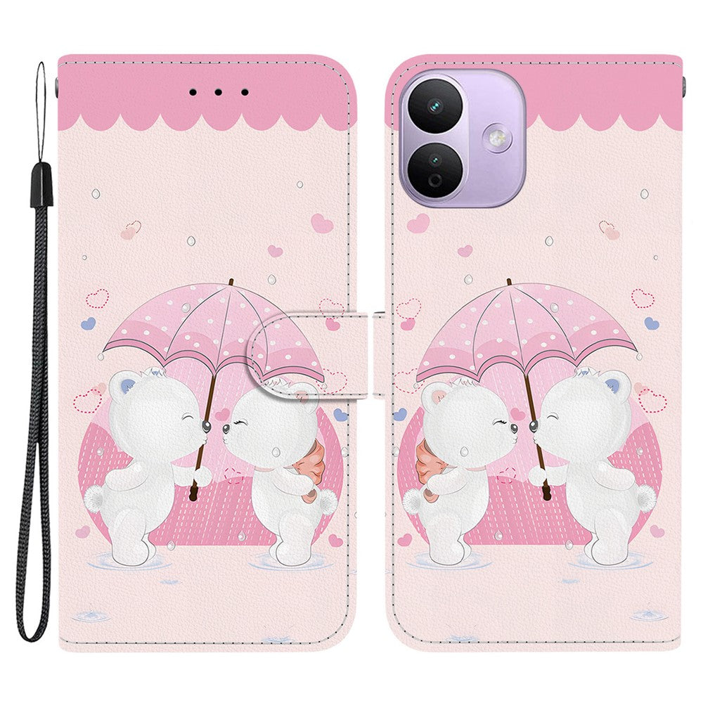 For Xiaomi Redmi Note 17 Pro 5G Case Pattern Printing Leather Flip Wallet Phone Cover with Lanyard