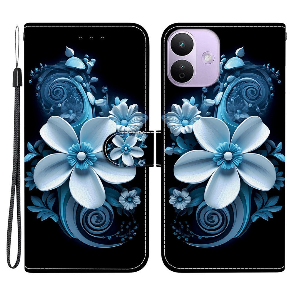 For Xiaomi Redmi Note 17 Pro 5G Case Pattern Printing Leather Flip Wallet Phone Cover with Lanyard