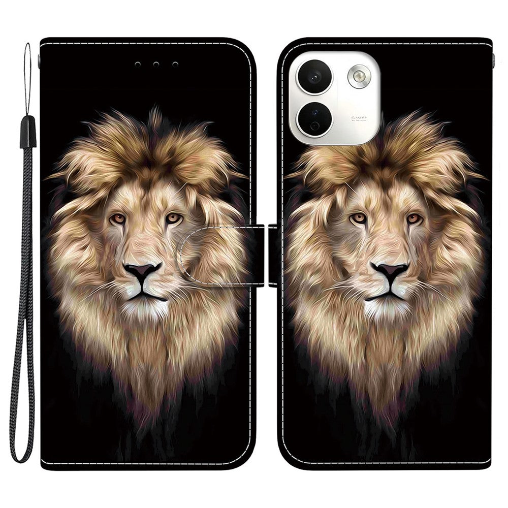 For Xiaomi Redmi Note 17 Pro Max 5G Case Pattern Printing Leather Flip Wallet Phone Cover with Lanyard