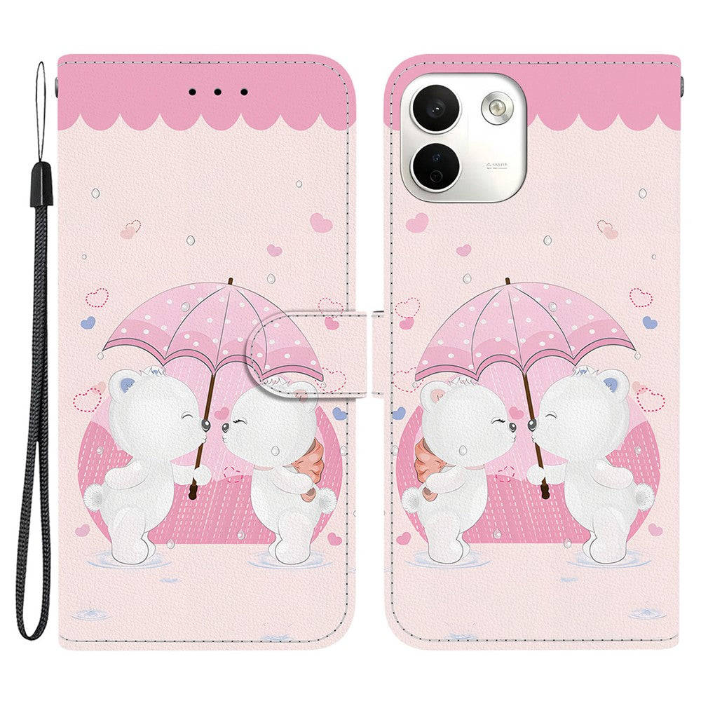 For Xiaomi Redmi Note 17 Pro Max 5G Case Pattern Printing Leather Flip Wallet Phone Cover with Lanyard
