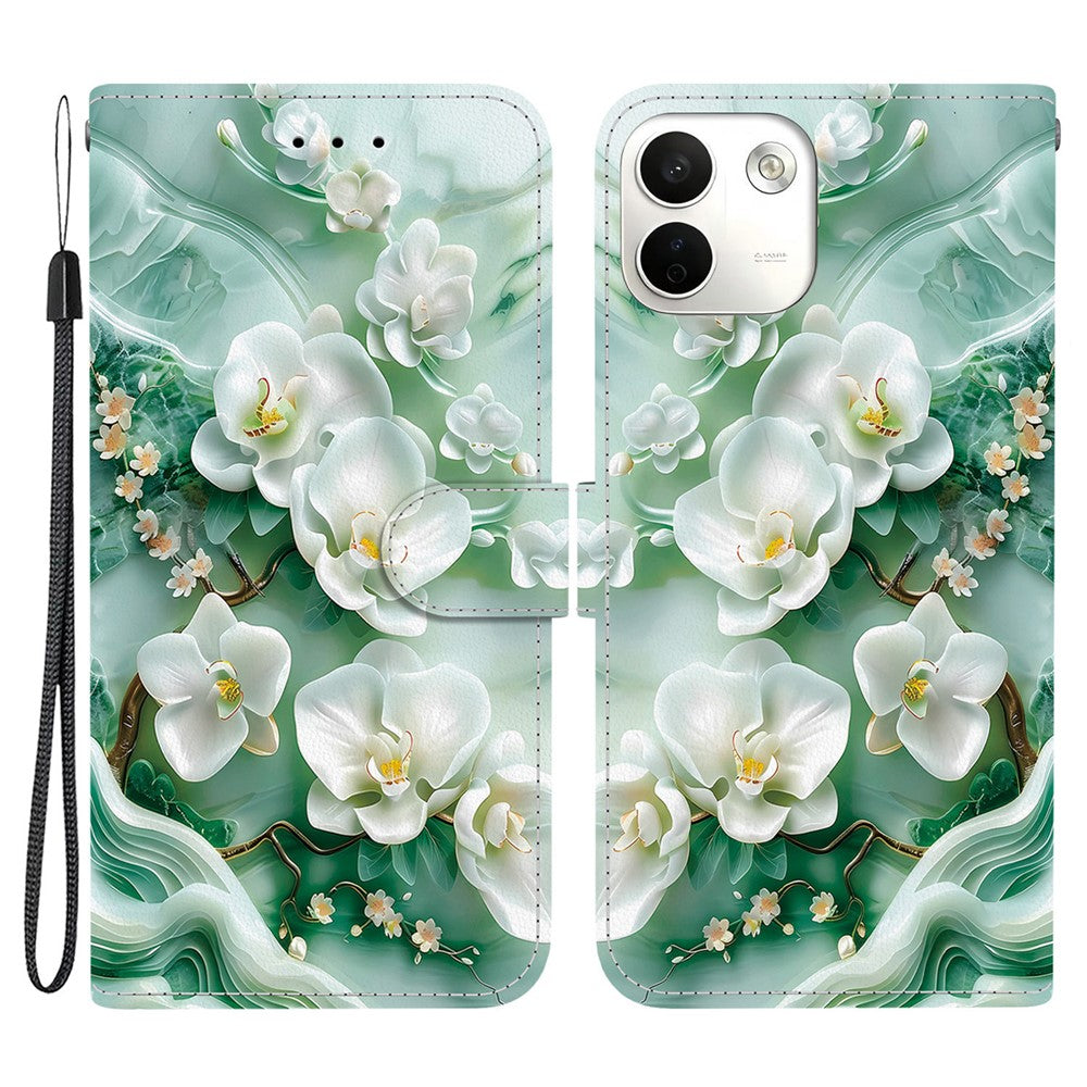For Xiaomi Redmi Note 17 Pro Max 5G Case Pattern Printing Leather Flip Wallet Phone Cover with Lanyard
