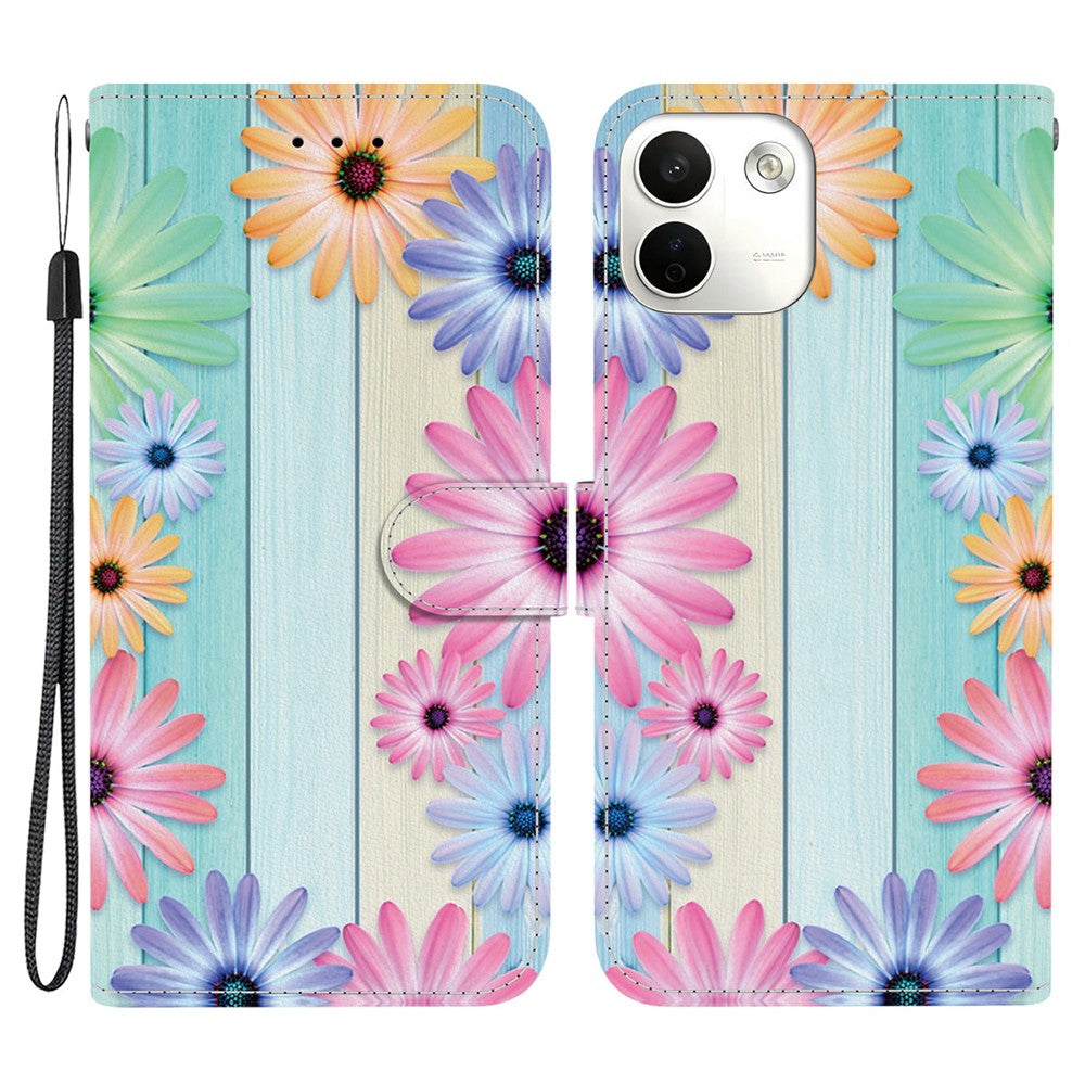 For Xiaomi Redmi Note 17 Pro Max 5G Case Pattern Printing Leather Flip Wallet Phone Cover with Lanyard
