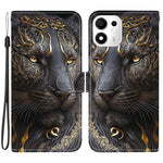 Til Honor 600 Smart 5G / X7e Plus 5G Læder Cover med Stativ Pung Mønsterprint Telefoncover med Håndledsrem