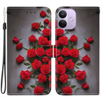For Xiaomi Redmi Note 17 4G (Global) / Note 17 5G (Global) / Note 17 (India / China) 5G  Leather Case Stand Wallet Pattern Printing Phone Cover with Wrist Strap