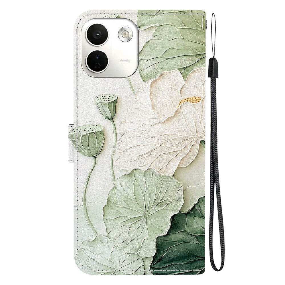 For Xiaomi Redmi Note 17 Pro Max 5G Wallet Case Pattern Printing Leather Stand Phone Cover with Strap