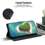 For Honor 600 Smart 5G  /  X7e Plus 5G Wallet Case Imprinted Ethnic Pattern Leather Phone Cover with Wrist Strap
