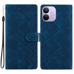 For Xiaomi Redmi Note 17 4G (Global) / Note 17 5G (Global) / Note 17 (India / China) 5G  Wallet Case Imprinted Ethnic Pattern Leather Phone Cover with Wrist Strap