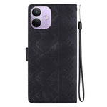 For Xiaomi Redmi Note 17 Pro 5G Wallet Case Imprinted Ethnic Pattern Leather Phone Cover with Wrist Strap