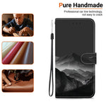Xiaomi Redmi Note 17 Pro 5G-skal Mönstertryck PU-läder Plånbok Flip Stand mobilskal med Handledsrem