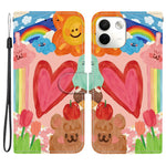 For Xiaomi Redmi Note 17 Pro Max 5G Case Pattern Printing PU Leather Wallet Flip Stand Phone Cover with Wrist Strap