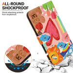 For Xiaomi Redmi Note 17 Pro Max 5G Case Pattern Printing PU Leather Wallet Flip Stand Phone Cover with Wrist Strap