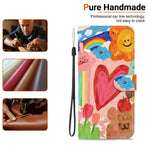 For Xiaomi Redmi Note 17 Pro Max 5G Case Pattern Printing PU Leather Wallet Flip Stand Phone Cover with Wrist Strap