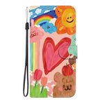 For Xiaomi Redmi Note 17 Pro Max 5G Case Pattern Printing PU Leather Wallet Flip Stand Phone Cover with Wrist Strap