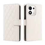 For Honor 600 Smart 5G / Honor X7e Plus 5G Wallet Case Rhombus Leather Phone Cover with Strap