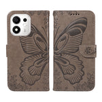 Til Honor X7e Plus 5G / Honor 600 Smart 5G Etui Sommerfuglemønster PU-læder Folio Flip Telefoncover