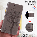 For Honor 600 Smart 5G / Honor X7e Plus 5G Phone Case with Stand Cat Tree Pattern Leather Wallet Mobile Cover