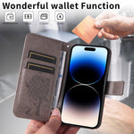 For Honor 600 Smart 5G / Honor X7e Plus 5G Phone Case with Stand Cat Tree Pattern Leather Wallet Mobile Cover
