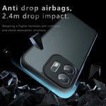 For OnePlus N6 4G Case Skin-Touch TPU + PC Matte Phone Back Cover