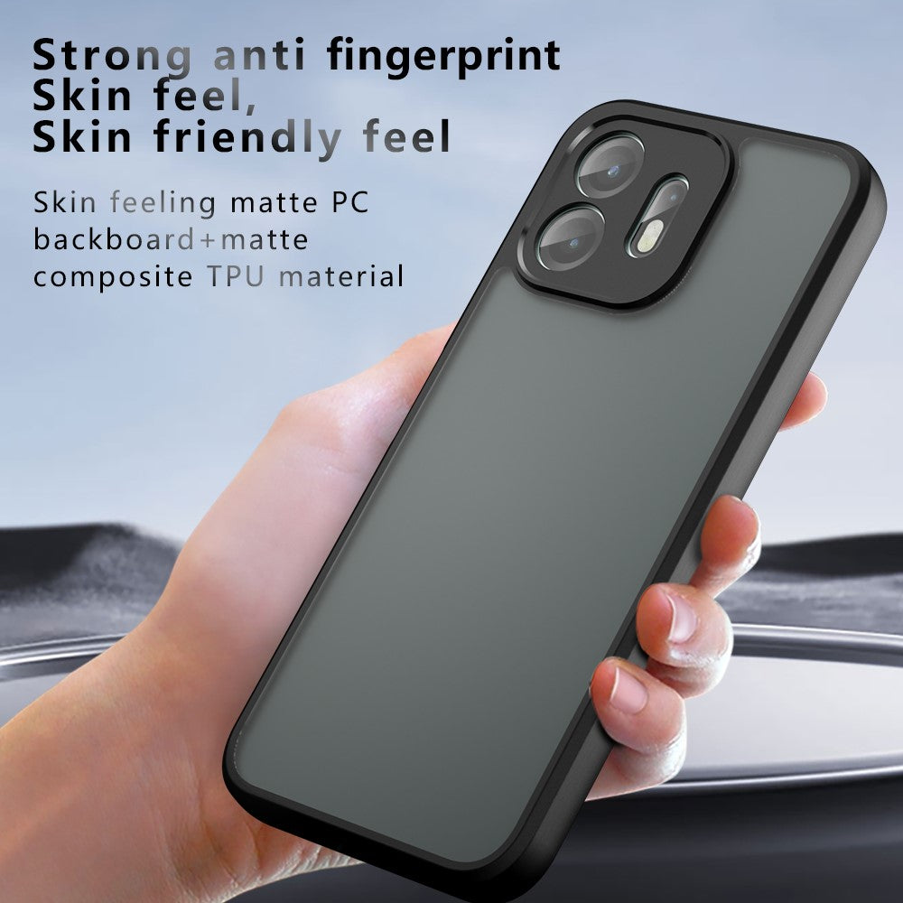 For OnePlus N6 4G Case Skin-Touch TPU + PC Matte Phone Back Cover