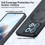For Lenovo Legion Y70 (2026) / Motorola Edge 70 Max 5G Matte Skin-touch Magnetic Case 360° Rotating Kickstand Shockproof TPU + PC Phone Cover