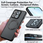 For Lenovo Legion Y70 (2026) / Motorola Edge 70 Max 5G Matte Skin-touch Magnetic Case 360° Rotating Kickstand Shockproof TPU + PC Phone Cover