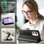 YIKATU for Honor 600 Smart 5G / Honor X7e Plus 5G Wallet Phone Case  YK-003 Leather Stand Cover