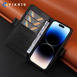 YIKATU for Honor 600 Smart 5G / Honor X7e Plus 5G Wallet Phone Case  YK-003 Leather Stand Cover