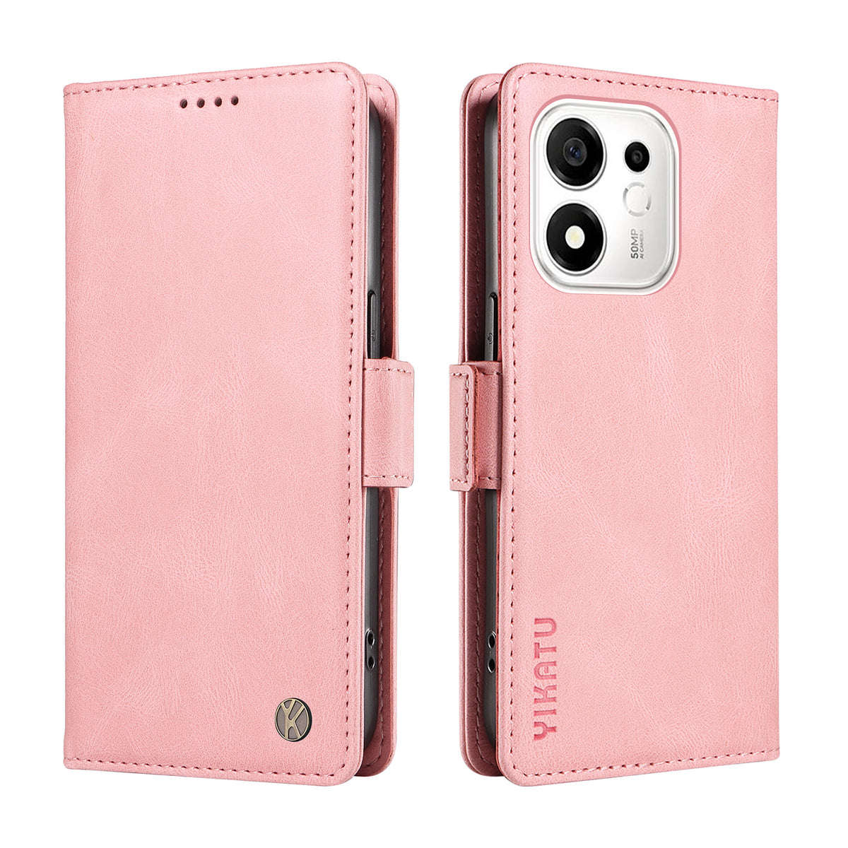 YIKATU for Honor X7e Plus 5G / Honor 600 Smart 5G Leather Case  YK-005 Skin-touch Feeling Wallet Phone Cover
