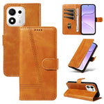 Honor 600 Smart 5G / Honor X7e Plus 5G Pung-Etui T-formede Linjer Læder Telefoncover Stand