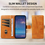 Honor 600 Smart 5G / Honor X7e Plus 5G Pung-Etui T-formede Linjer Læder Telefoncover Stand