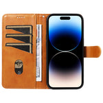 Honor 600 Smart 5G / Honor X7e Plus 5G Pung-Etui T-formede Linjer Læder Telefoncover Stand