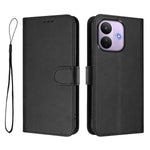 For Xiaomi Redmi Note 17 Pro 5G Wallet Case RFID Blocking Calf Texture Leather Stand Phone Cover with Strap