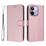 For Xiaomi Redmi Note 17 Pro 5G Wallet Case RFID Blocking Calf Texture Leather Stand Phone Cover with Strap