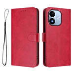 For Xiaomi Redmi Note 17 4G (Global) / Note 17 5G (Global) / Note 17 (India / China) 5G Wallet Case RFID Blocking Calf Texture Leather Stand Phone Cover with Strap
