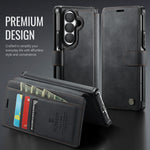 AUTSPACE for Samsung Galaxy Z Fold8 Ultra A15 Case RFID Blocking Wallet Leather Magnetic Phone Cover