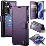 AUTSPACE for Samsung Galaxy Z Fold8 Ultra A15 Case RFID Blocking Wallet Leather Magnetic Phone Cover