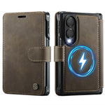 AUTSPACE for Samsung Galaxy Z Fold8 A15 Case RFID Blocking Wallet Leather Magnetic Phone Cover