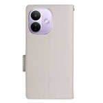 For Xiaomi Redmi Note 17 Pro 5G Case Litchi Texture Wallet Leather Phone Cover with Wrist Strap