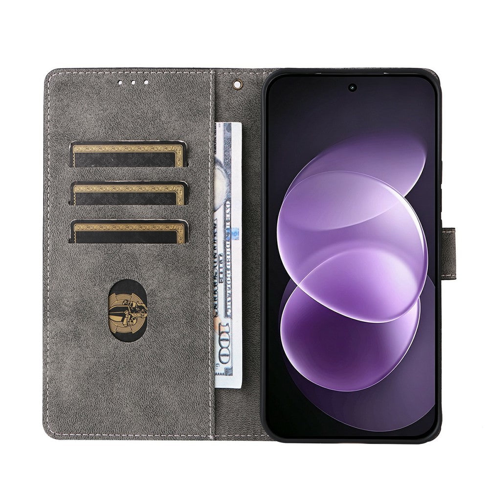 For Xiaomi Redmi Note 17 Pro 5G Wallet Case RFID Blocking PU Leather Phone Cover Stand with Strap