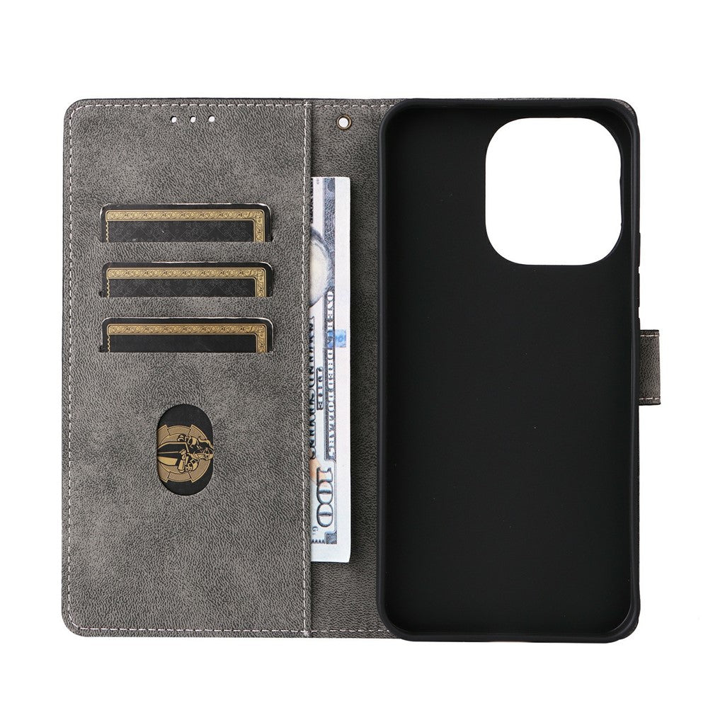 For Xiaomi Redmi Note 17 Pro 5G Wallet Case RFID Blocking PU Leather Phone Cover Stand with Strap