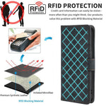 For Xiaomi Redmi Note 17 Pro 5G Wallet Case RFID Blocking PU Leather Phone Cover Stand with Strap