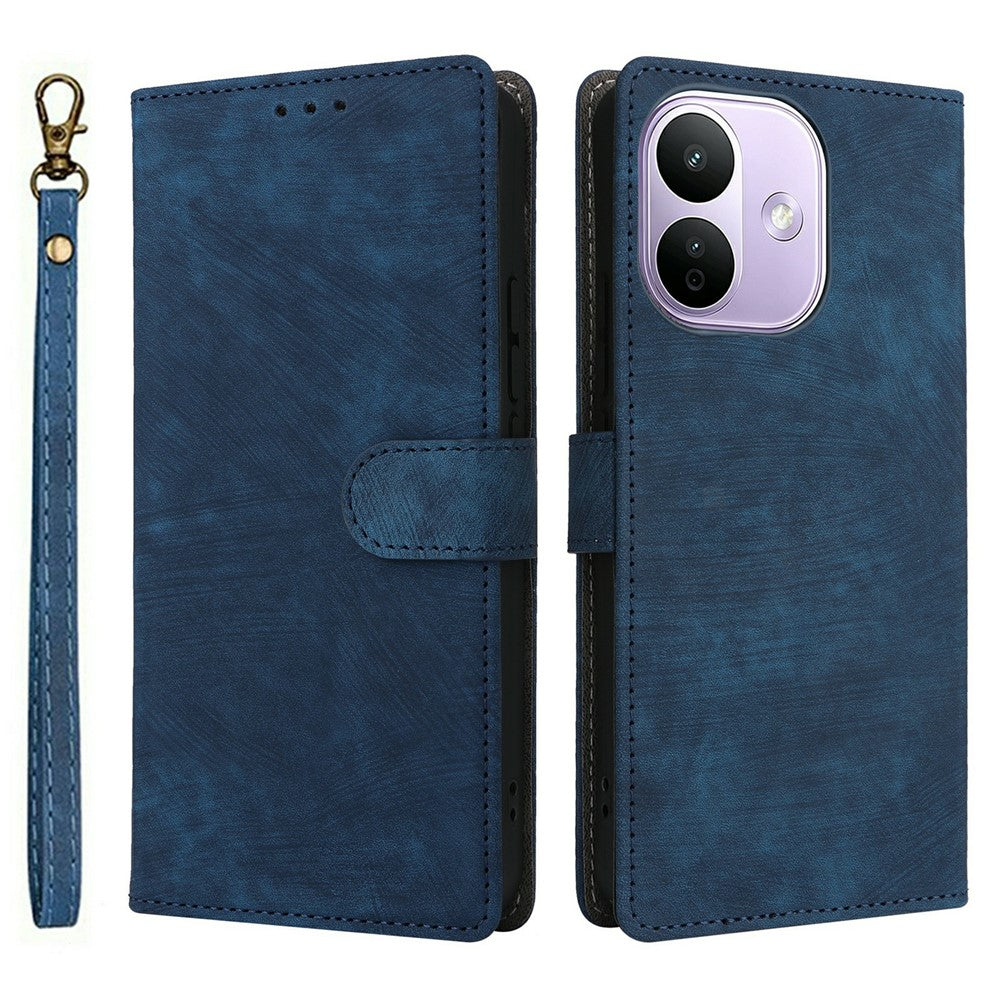 For Xiaomi Redmi Note 17 Pro 5G Wallet Case RFID Blocking PU Leather Phone Cover Stand with Strap