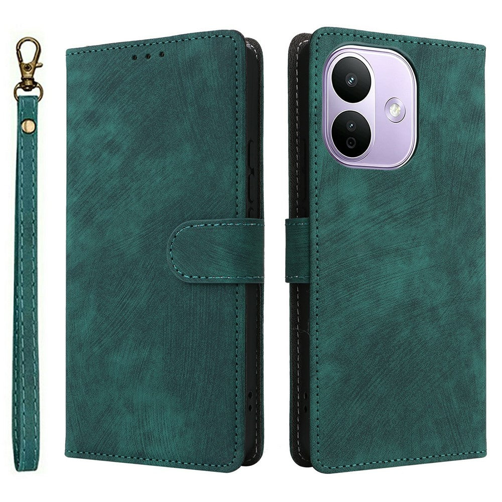 For Xiaomi Redmi Note 17 Pro 5G Wallet Case RFID Blocking PU Leather Phone Cover Stand with Strap
